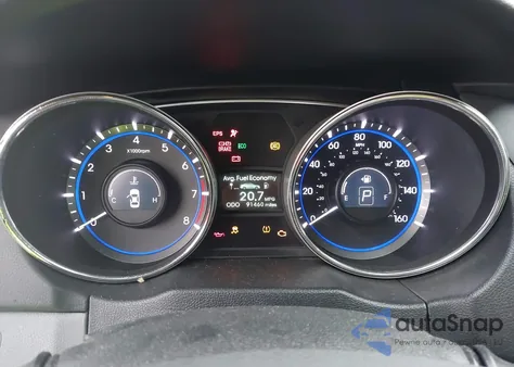 2013 Hyundai Sonata Gls z USA, uszkodzony, nr VIN 5NPEB4AC6DH777078